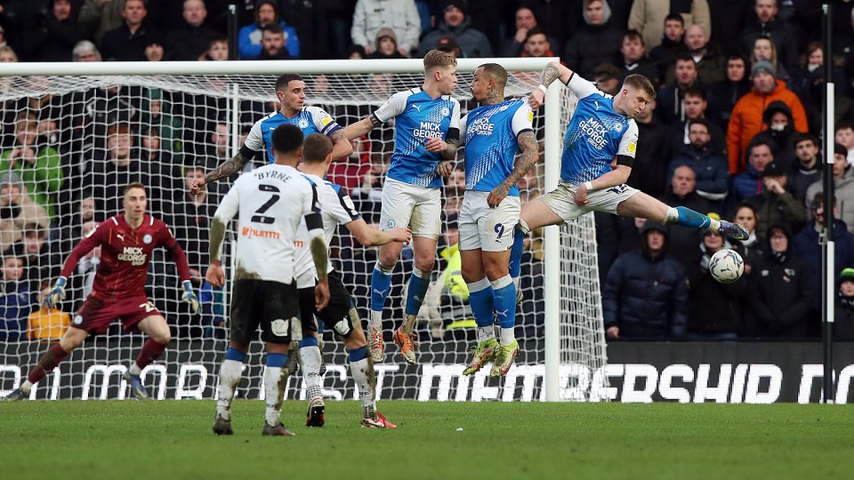 Derby County v Posh - 19/02/2022