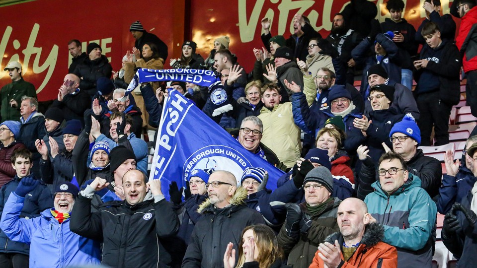 Posh Fans v AFC Bournemouth - 08/03/2022