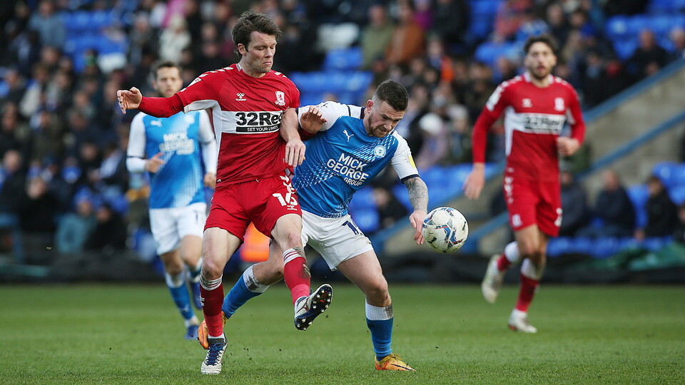 Jack Marriott in action against Middlesbrough