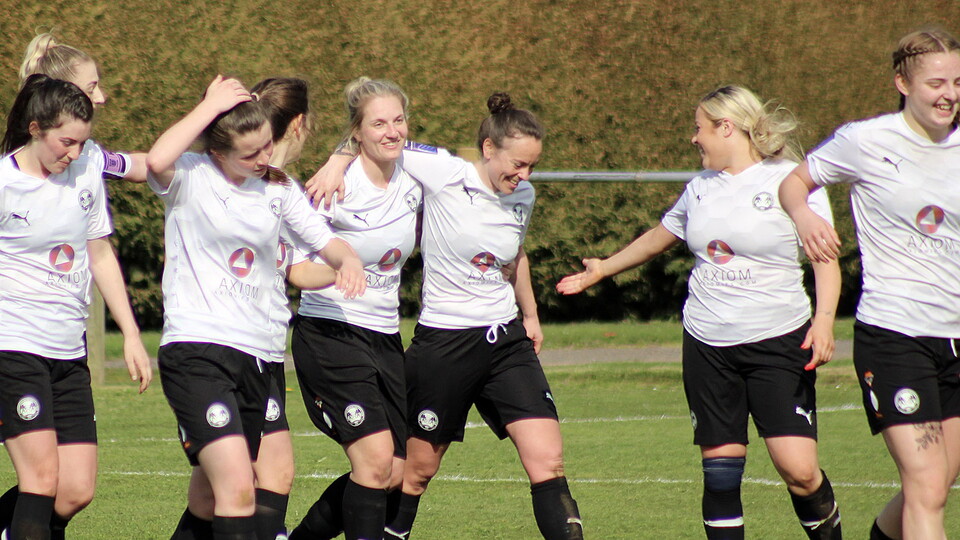 Stacey McConville and team-mates