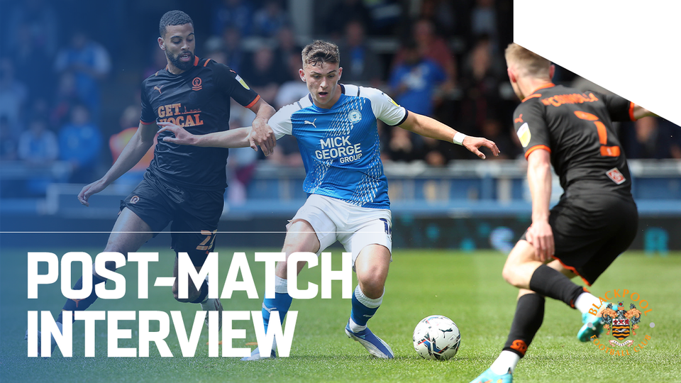 Burrows post Blackpool win