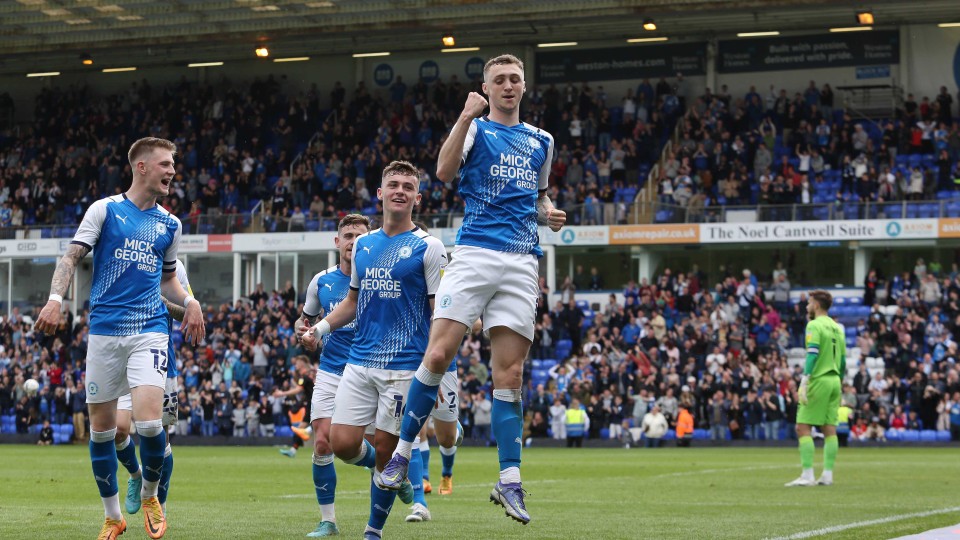 Full Match • The Posh 5-0 Blackpool