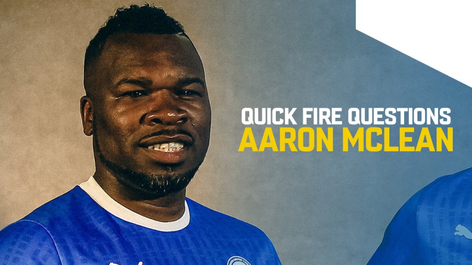 Quick Fire Questions Aaron Mclean