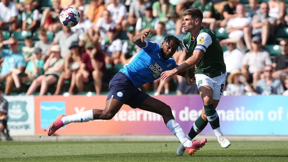 Ricky-Jade Jones v Plymouth Argyle