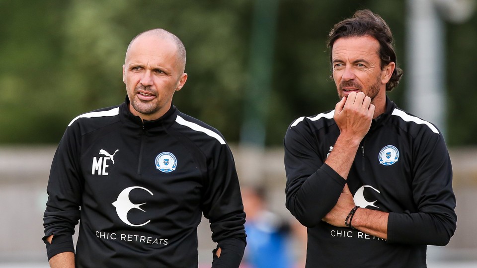 Matthew Etherington and Simon Davies