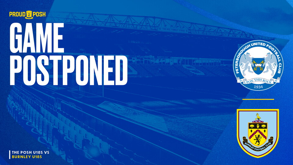 Burnley game postponed