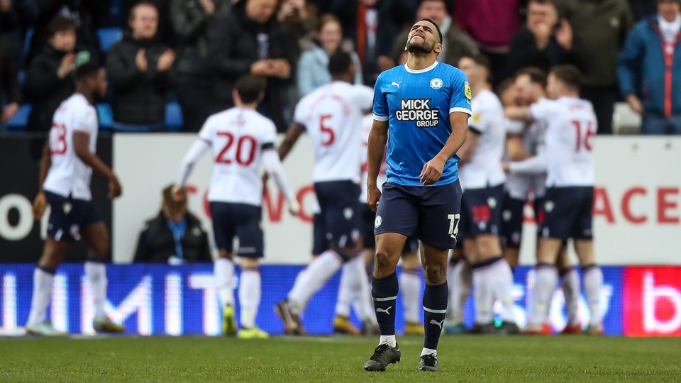 Posh v Bolton Wanderers