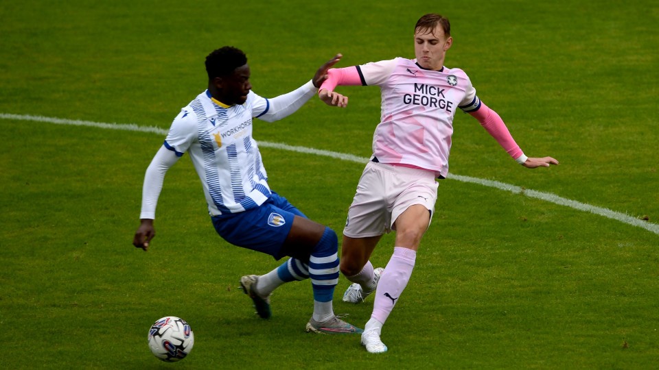 Hector Kyprianou in action against Colchester