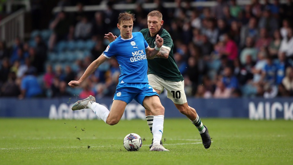 Posh v Derby County