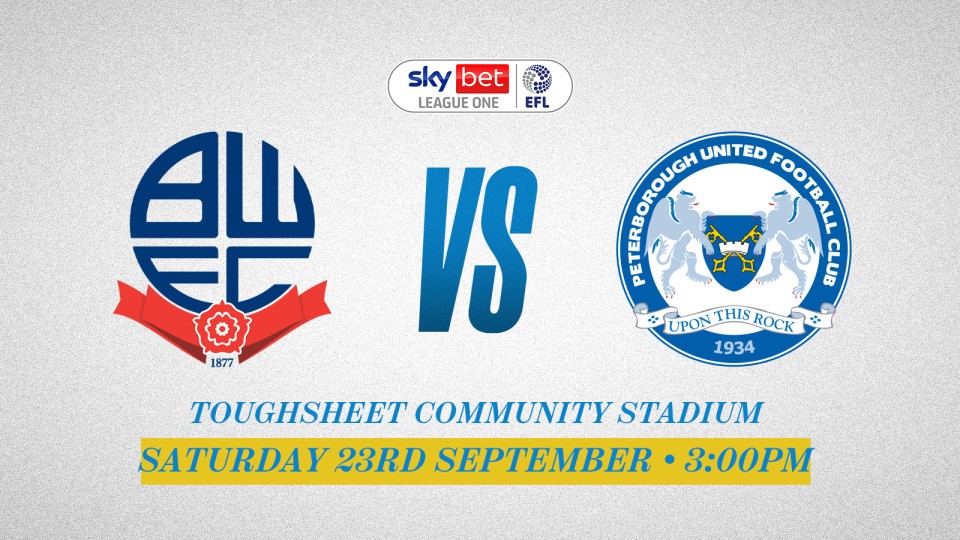 Bolton Wanderers v Posh