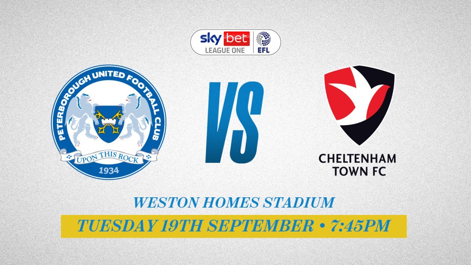 Posh v Cheltenham Town