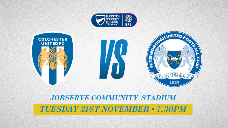 Colchester United v Posh