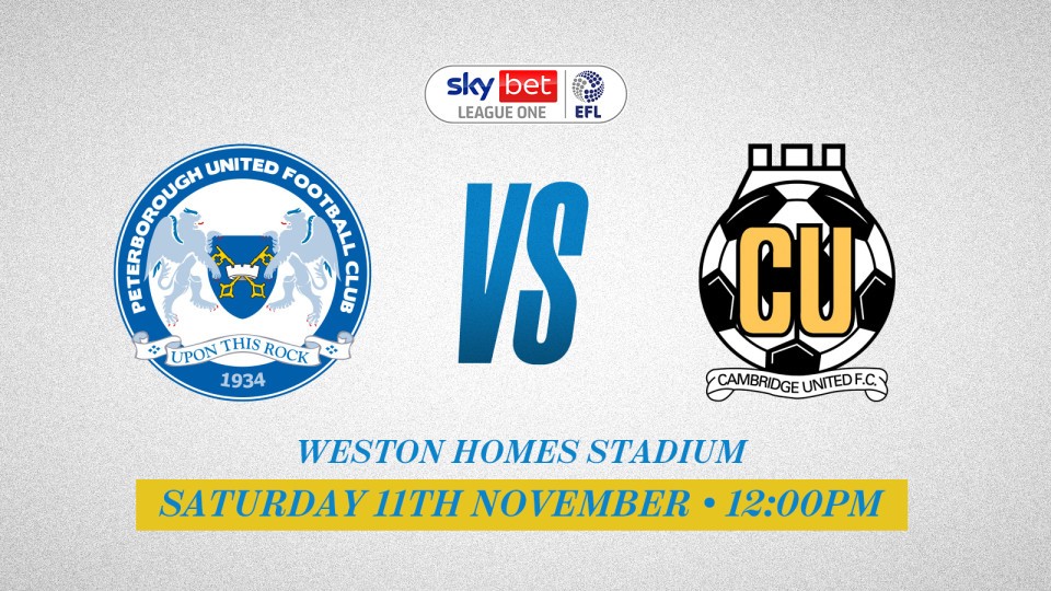 Posh v Cambridge United