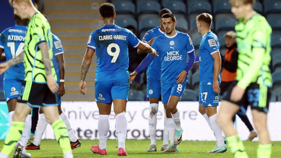 Posh v Arsenal U21s