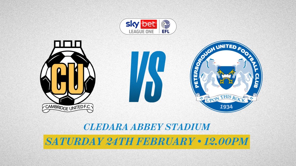 Cambridge United v Posh