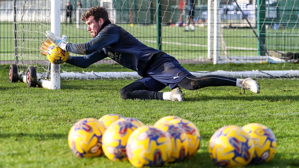 Jed Steer In Training