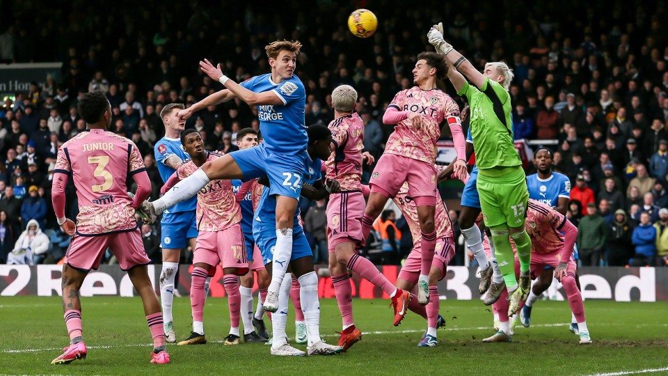 Posh v Leeds United