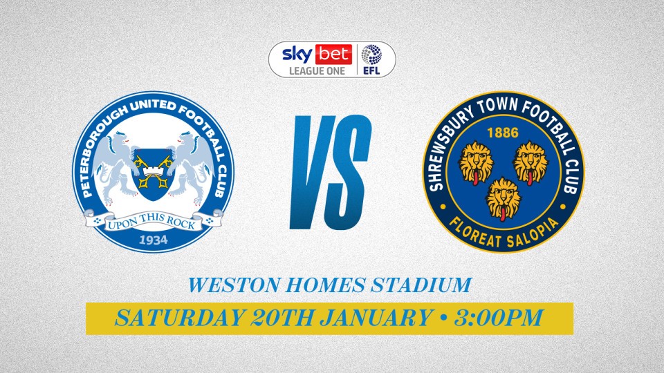 Posh v Shrewsbury Town