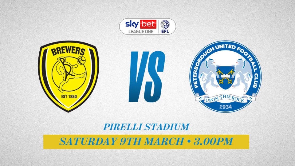 Burton Albion v Posh