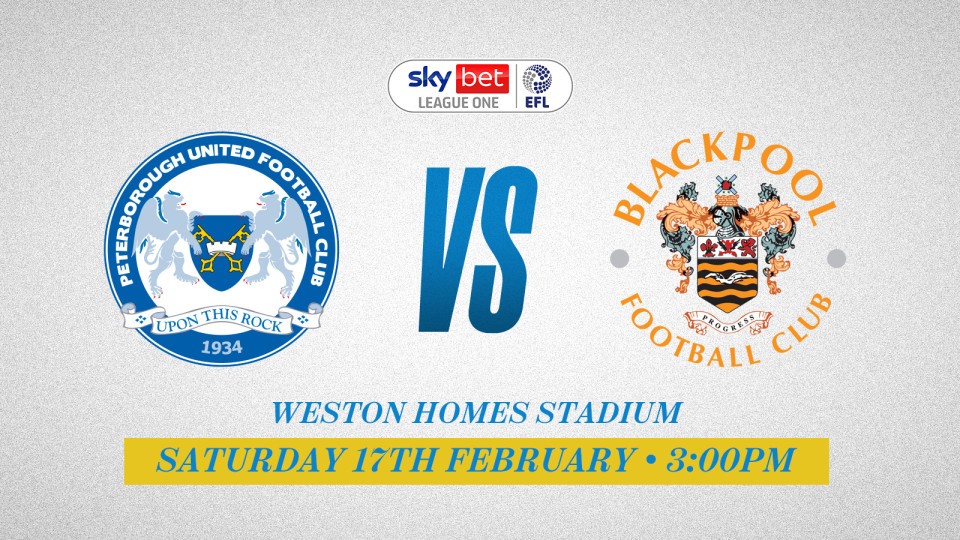 Posh v Blackpool