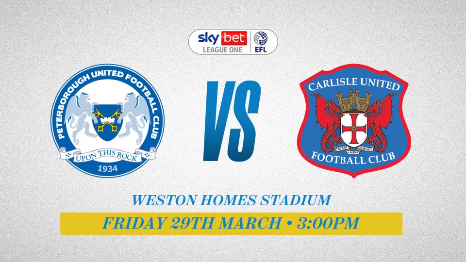 Posh v Carlisle United