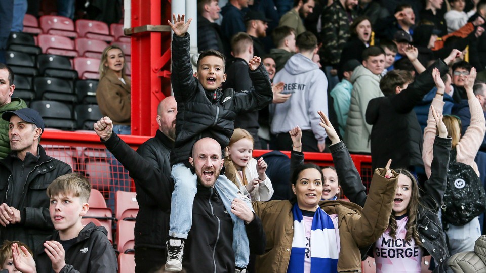 Posh Fans at Leyton Orient