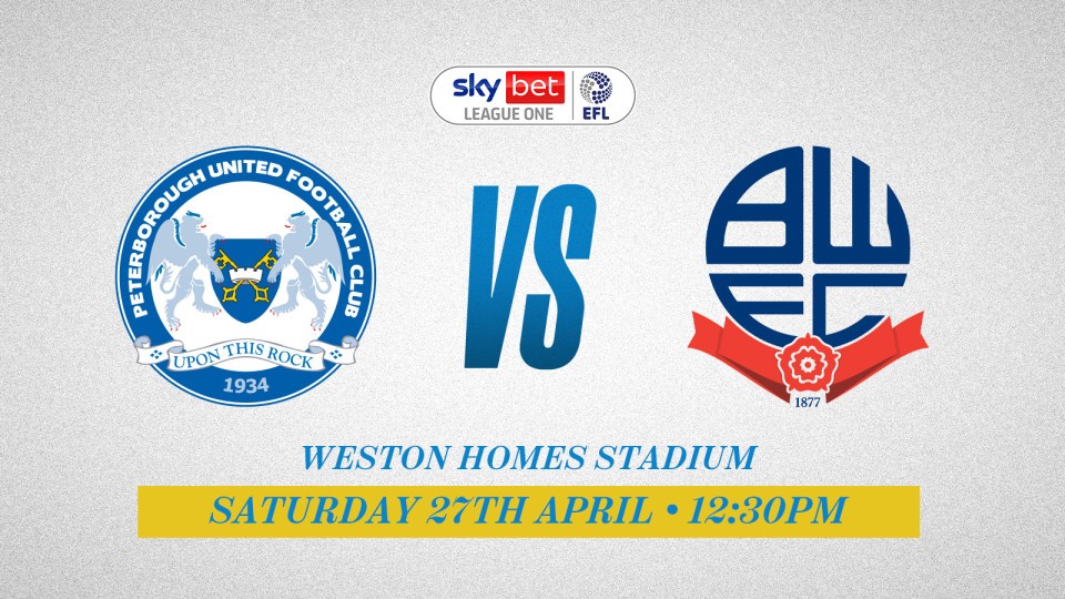 Posh v Bolton Wanderers