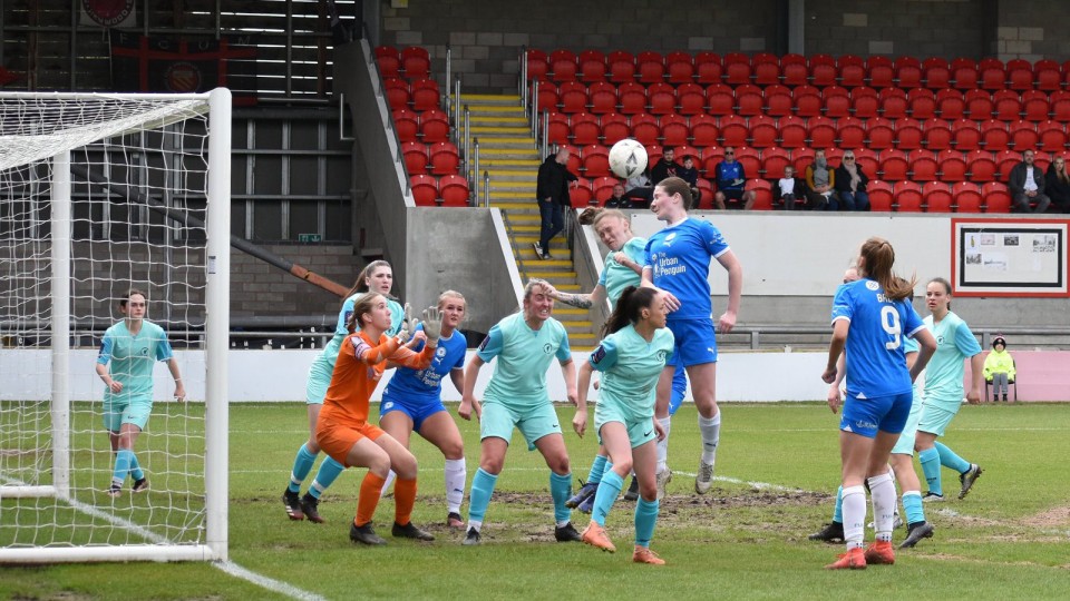 Posh Women U23s in action