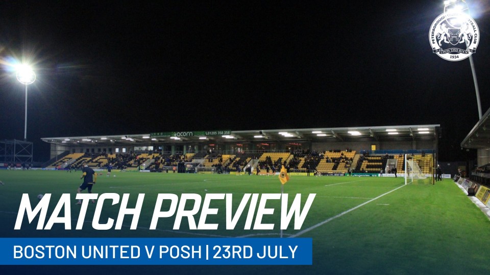 Boston United v Posh