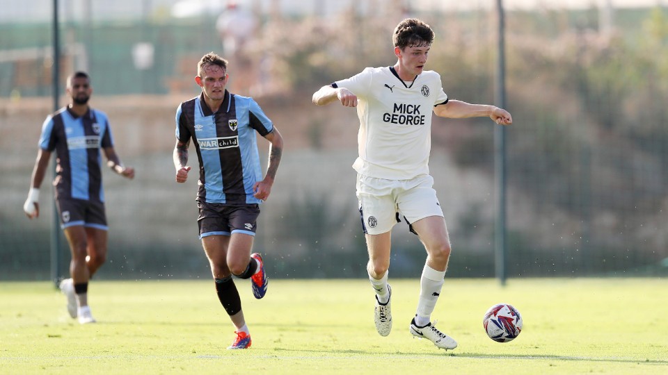 George Nevett in action