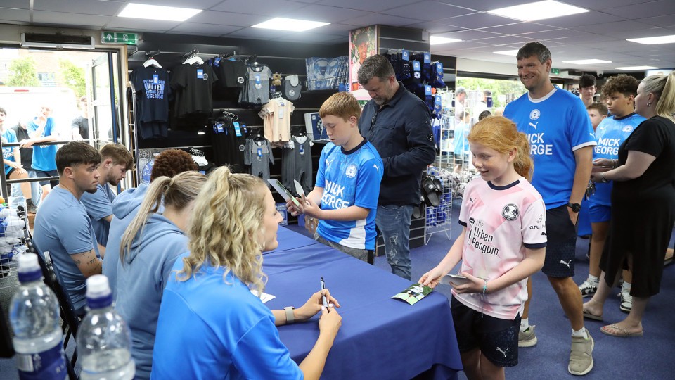 Club Shop Signing Session