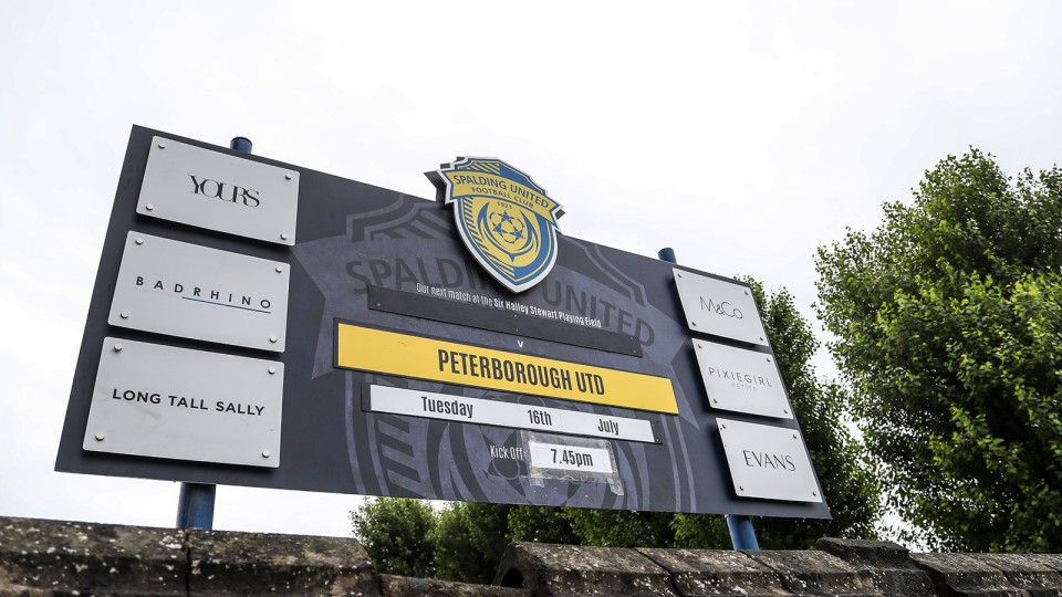 Spalding United v Posh