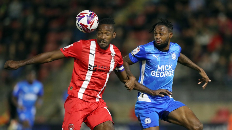 Action between Leyton Orient and Posh
