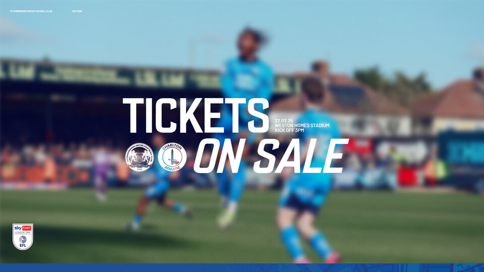 Posh v Charlton