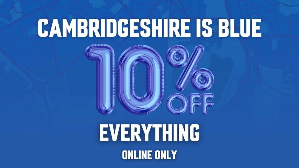 Cambridgeshire is Blue