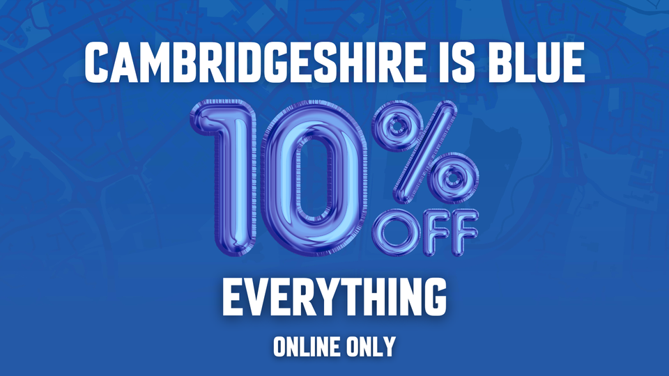 Cambridgeshire is Blue