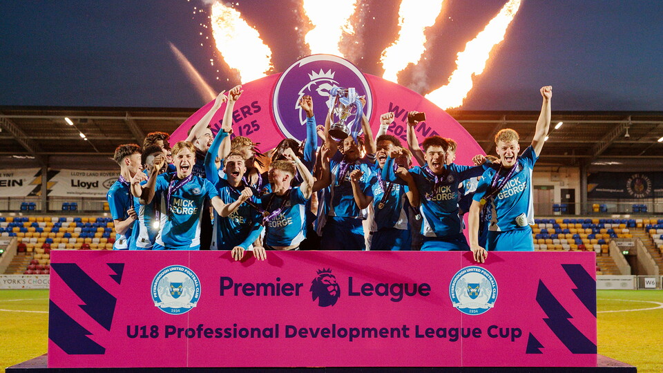 Posh Under 18s lift the Premier League Cup