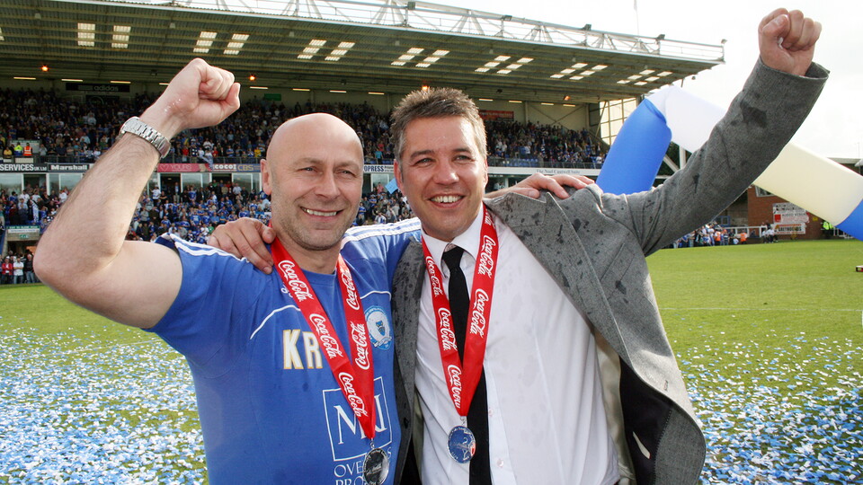 Kevin Russell and Darren Ferguson