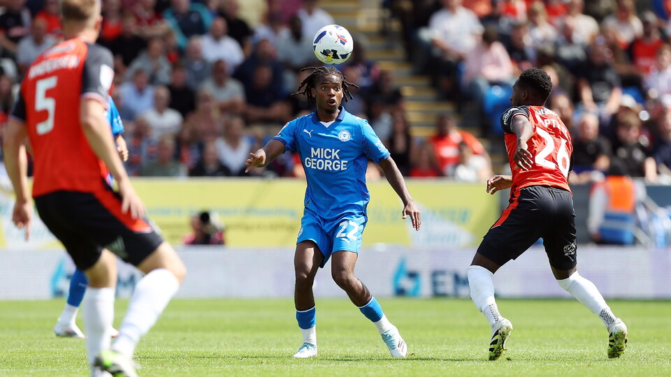 Donay O'Brien-Brady in action against Luton Town