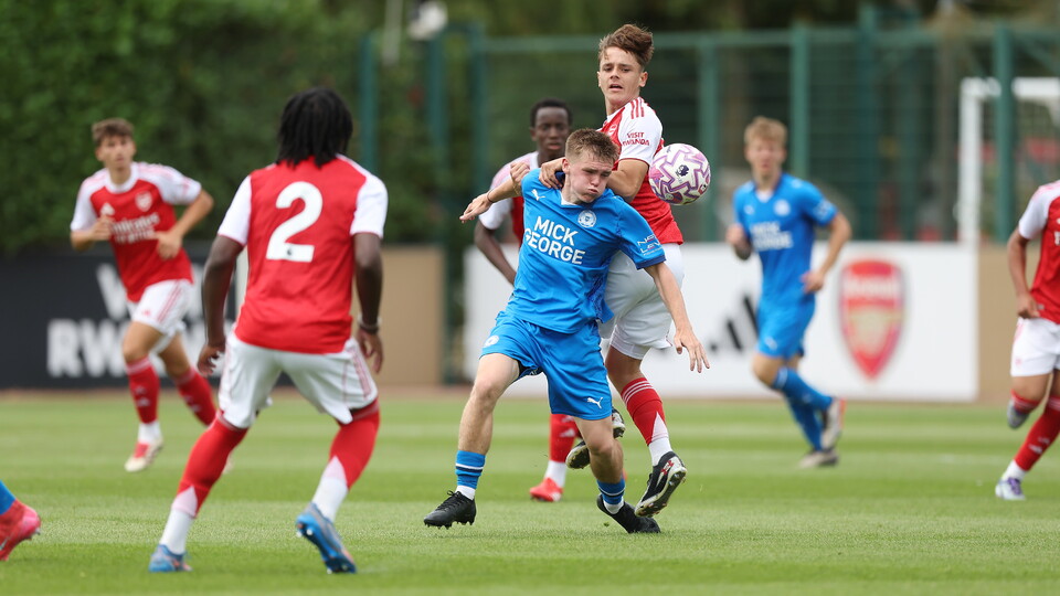 Action against Arsenal Under 18s