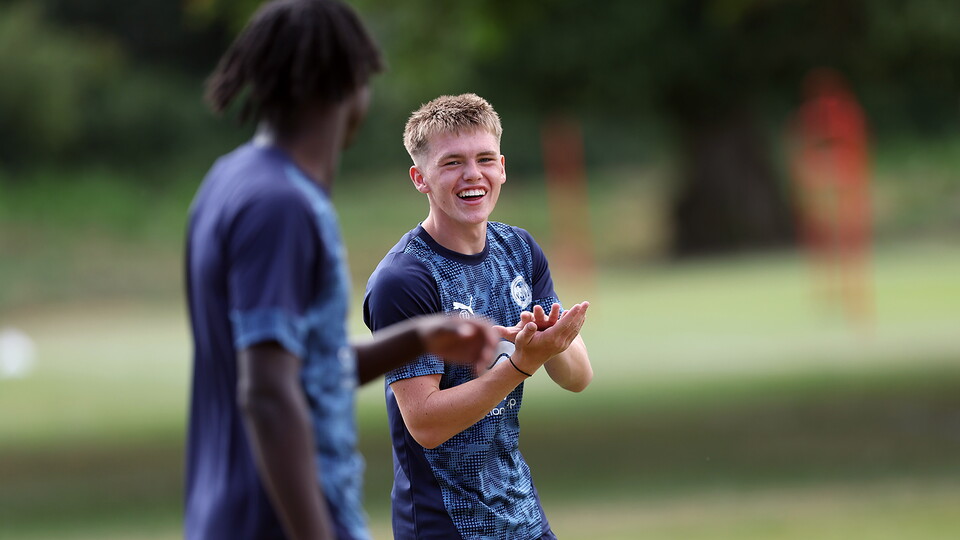 Posh Youth Team in training