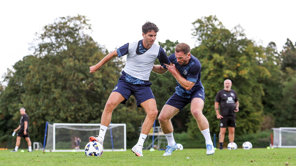 Training Ahead Of Wycombe Wanderers Match