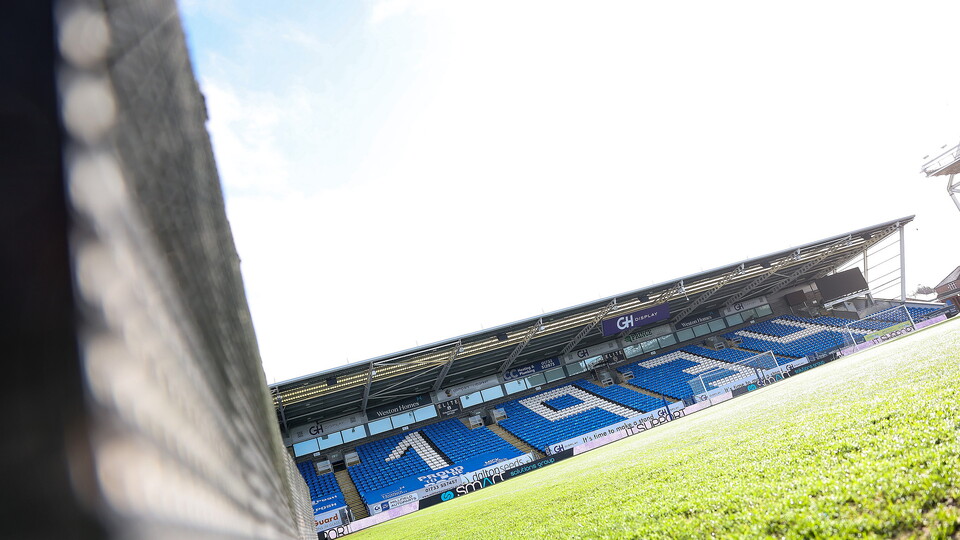 The Weston Homes Stadium in the sun