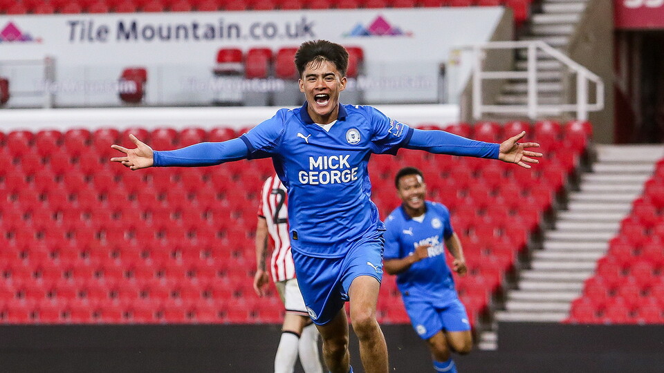 Eddie Fox celebrates