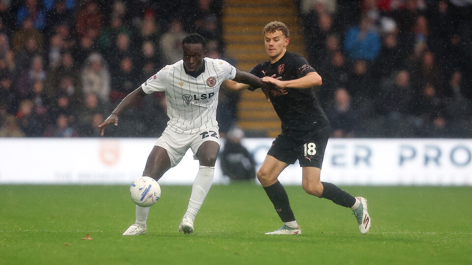 Action between Posh and Bromley