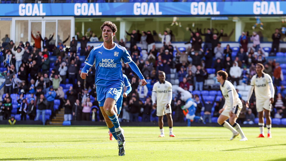 Matt Garbett celebrates