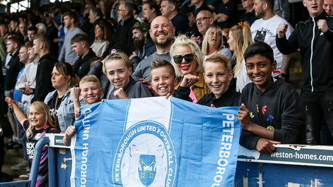 Posh Fans v Blackpool