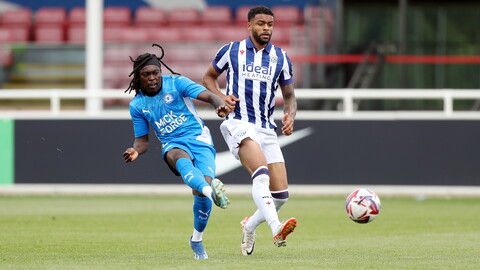 Abraham Odoh scoring against West Brom