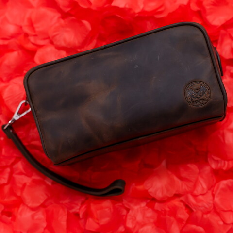 Leather Wash Bag